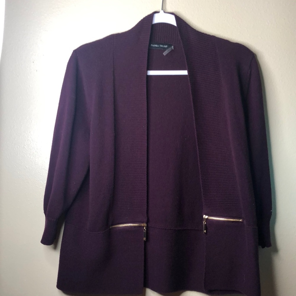 Purple Ivanka Trump Sweater